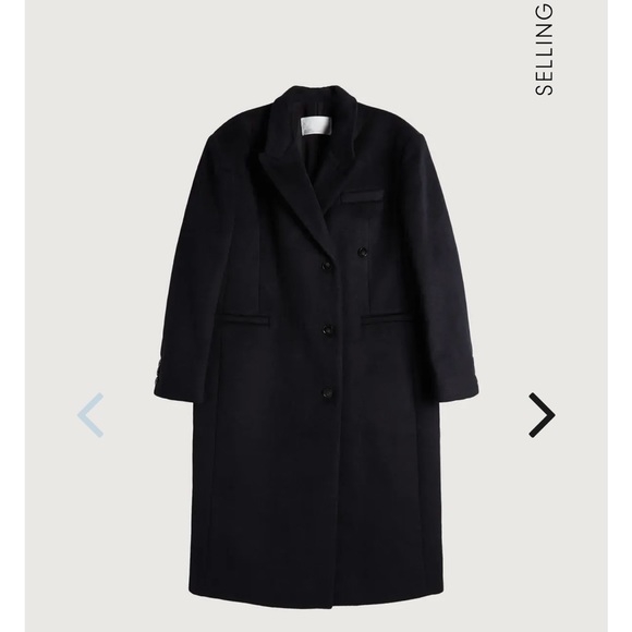 Oak + Fort Oversized Wool Blend Coat NWT - Picture 2 of 6